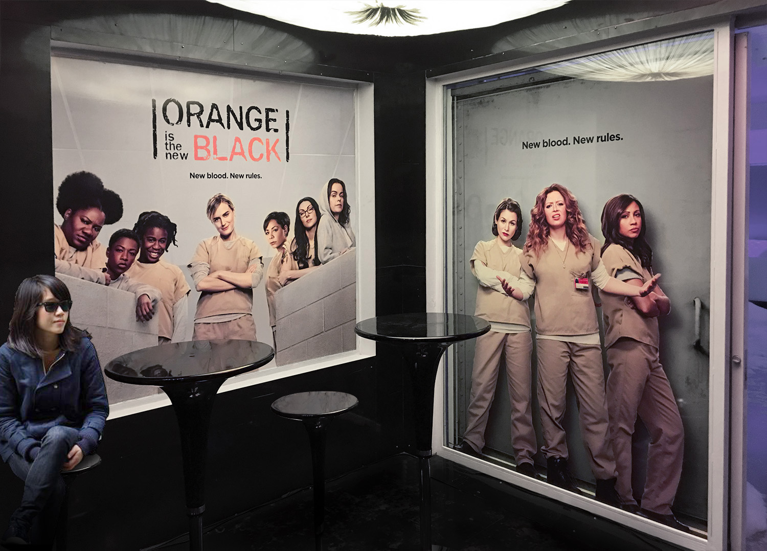 Lionsgate Orange is the New Black Walk-Through signage